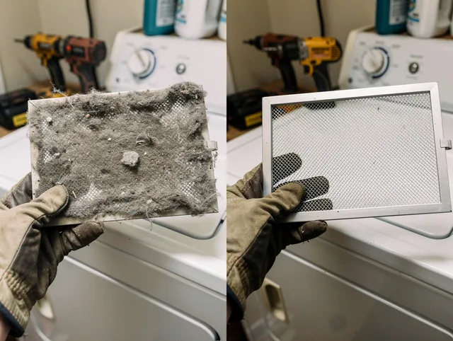 Professional lint trap cleaning by East Hampton Dryer Vent Cleaning in East Hampton