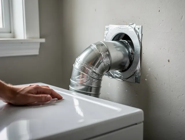 East Hampton Dryer Vent Cleaning expert performing professional dryer vent repair and installation in East Hampton